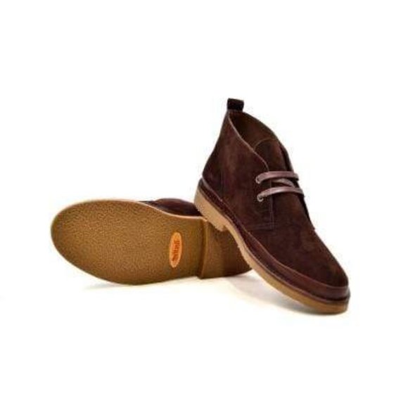 British Walkers Cambridge Desert Boots Style Men's Brown Suede - Picture 8 of 8